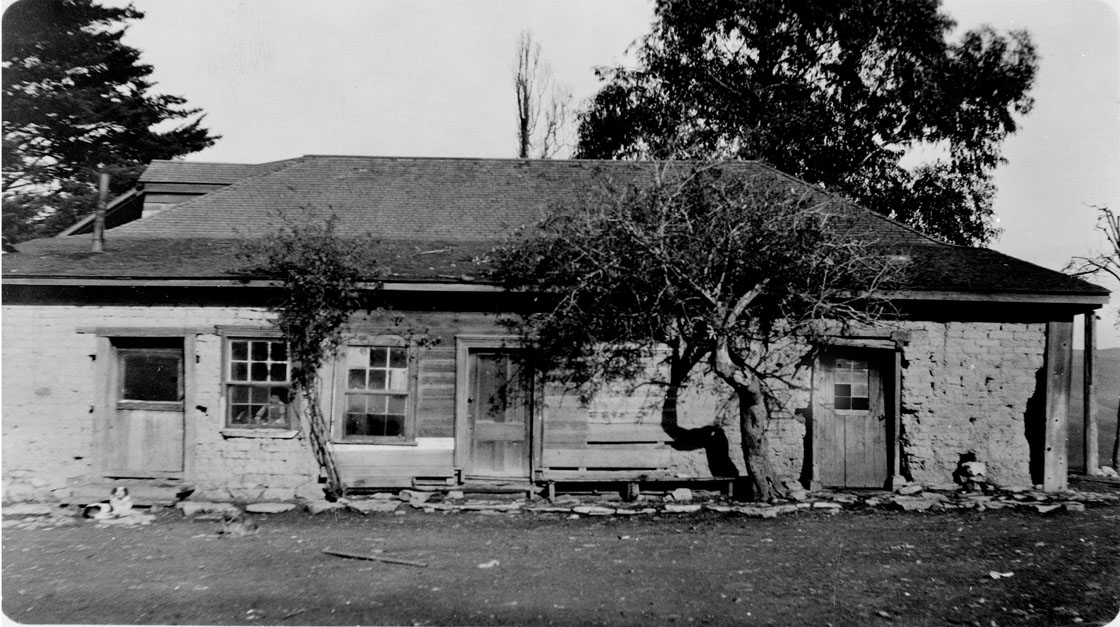 Joaquin Moraga Adobe circa 1922