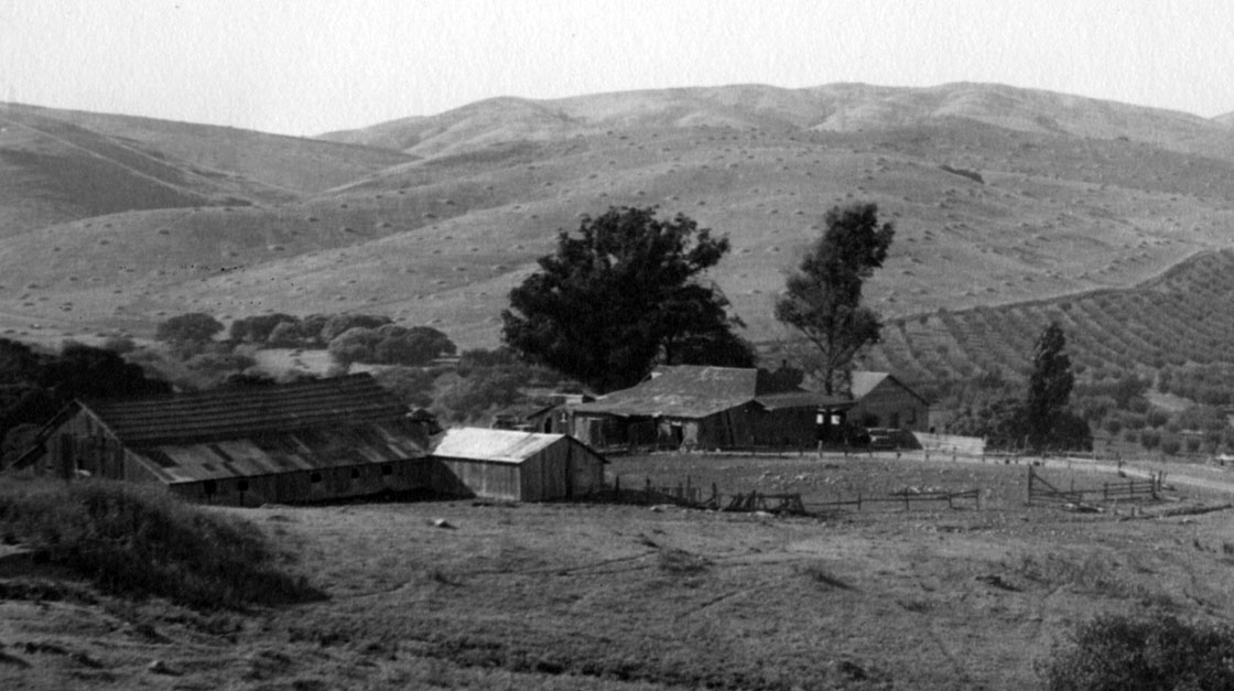 Joaquin Moraga Adobe circa 1935