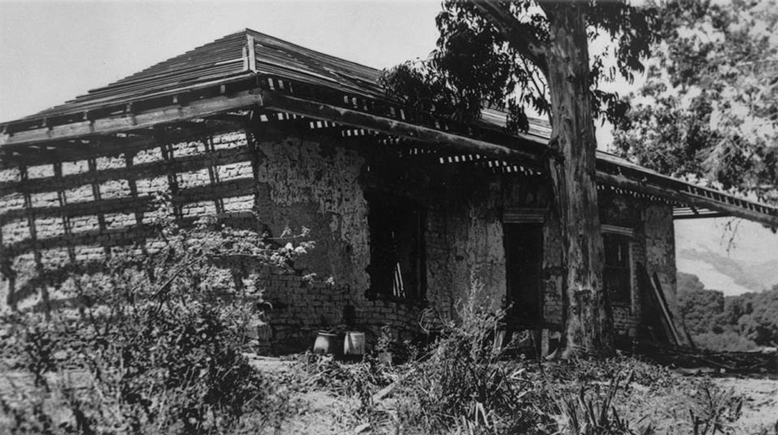 Joaquin Moraga Adobe circa 1935